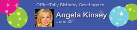 Happy Birthday Angela Kinsey