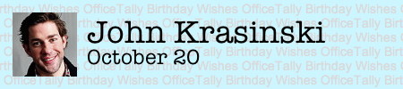 Happy Birthday, John Krasinski