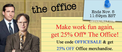 The Office 25 percent off sale