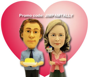 Jim and Pam Bobbleheads