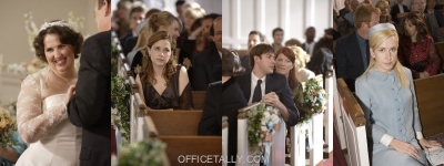 The Office Phyllis' Wedding Jenna Fischer Phyllis Smith Angela Kinsey John Krasinski