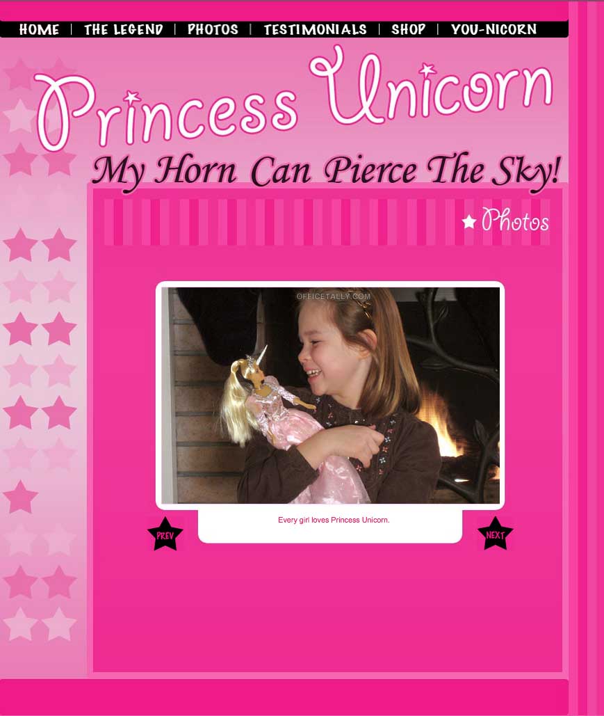 princess unicorn doll the office for sale