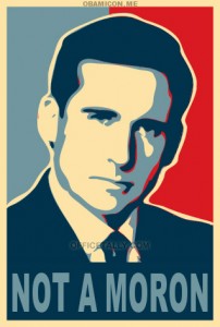 michael-scott-for-president-not-a-moron