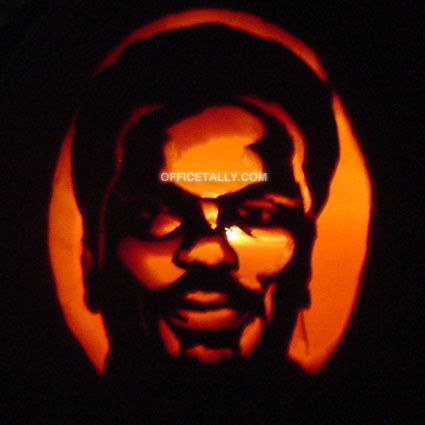 The Office Darryl Pumpkin Stencil