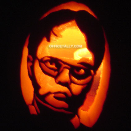 The Office Dwight Pumpkin Stencil