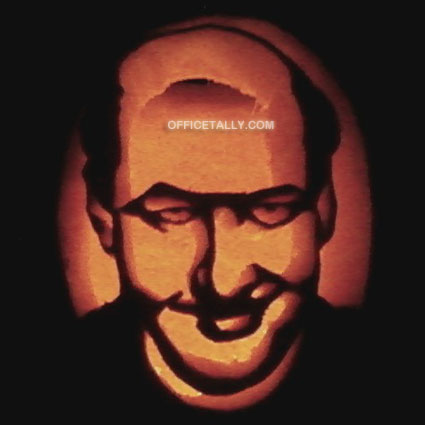 The Office Kevin Pumpkin Stencil