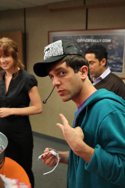 The Office: Costume Contest B.J. Novak Ryan Justin Bieber