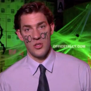 The Office Jim Halpert Halloween Costume: Bookface