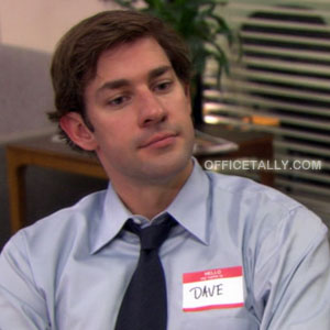 The Office Jim Halpert Halloween Costume: Dave