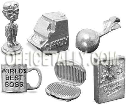 The Office Monopoly Tokens