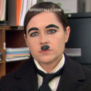 The Office Pam Halloween Costume Charlie Chaplin Hitler