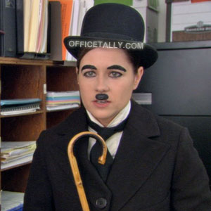 The Office: Pam Halloween Costume Charlie Chaplin