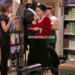 The Office Pam Olive Oyl Halloween Costume.