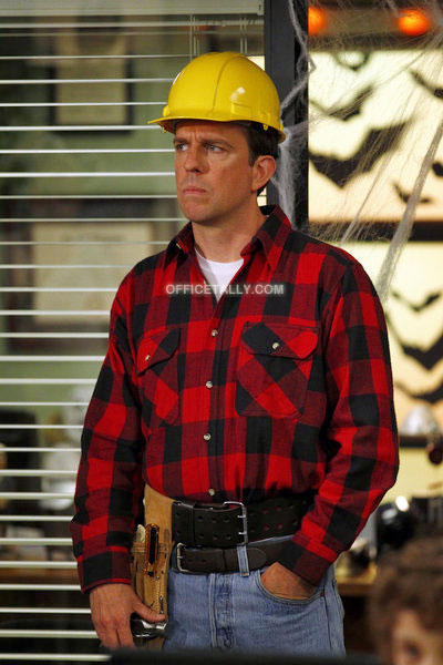 The Office: Spooked, October 27, 2011: Andy as a construction worker