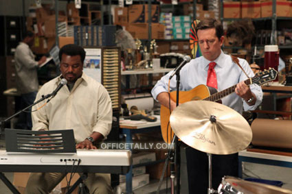 The Office The Sting Ed Helms Craig Robinson Andy Andrew Bernard Darryl Philbin