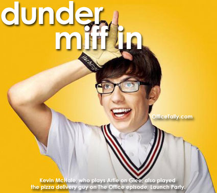 Glee Artie Kevin McHale The Office Dunder Mifflin