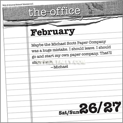 The Office 2011 Quote of the Day Calendar