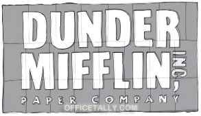 Dunder Mifflin ad • OfficeTally