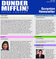 The Office Dunder Mifflin Newsletter