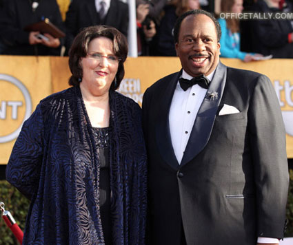 Leslie David Baker Phyllis Smith 2011 SAG Awards