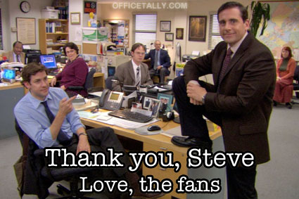 Thank you Steve Carell