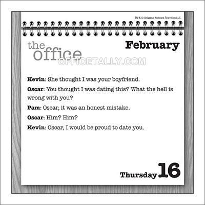 The Office 2012 Quote of the Day Calendar