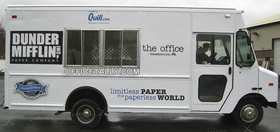 Dunder Mifflin paper truck