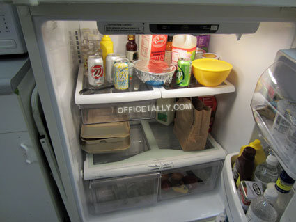 The Office set: refrigerator