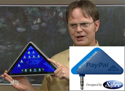 PayPal Here Sabre Pyramid The Office