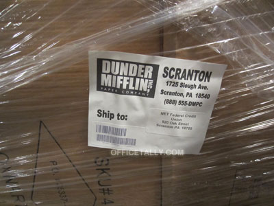 Dunder Mifflin shipping address