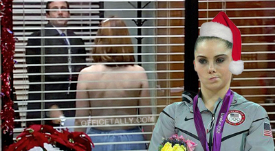 McKayla Maroney is not impressed with The Office