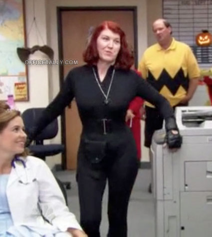 The Office Halloween Meredith as Black Widow