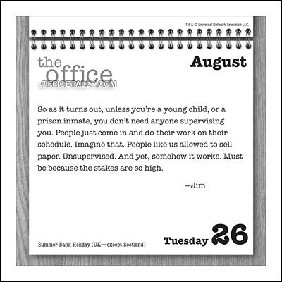 The Office 2013 Calendar
