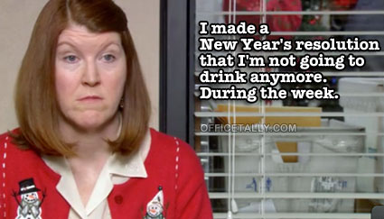 The Office: Meredith's New Year's resolution