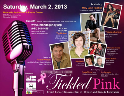 Tickled Pink Rainn Wilson Kate Flannery Creed Bratton