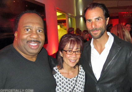 The Office Series Finale Wrap Party: Ben Silverman and Leslie David Baker