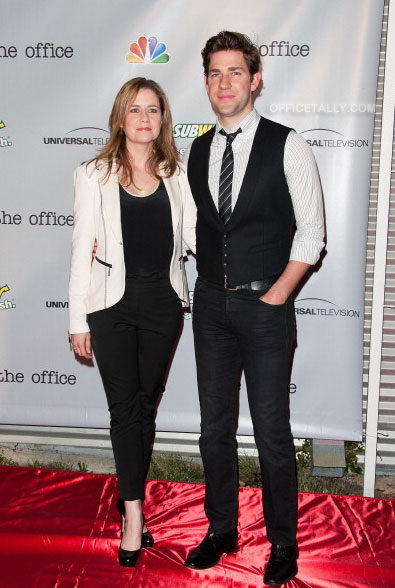 The Office Series Finale Wrap Party: Jenna Fischer and John Krasinski