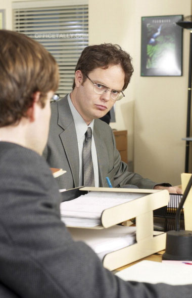 The Office: Pilot John Krasinski Rainn Wilson