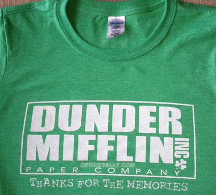 Dunder Mifflin Thanks For The Memories