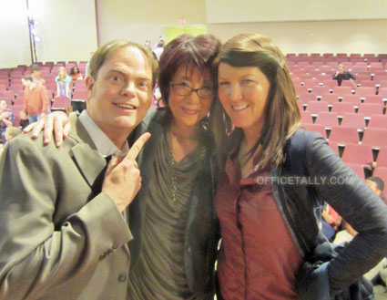 tanster, Rainn Wilson, Kate Flannery