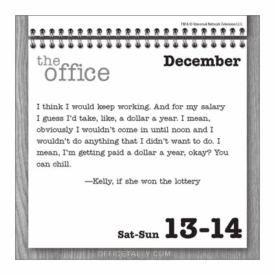 The Office 2014 Calendars Page 3 Of 3 Officetally