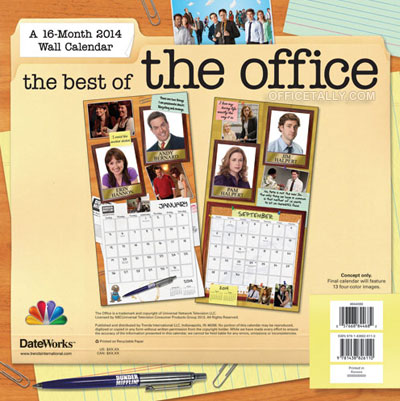 The Office 2014 Wall Calendar