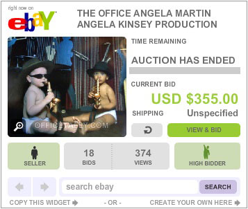 The Office Auction Angela Jazz Babies Poster